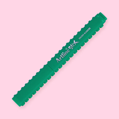 Shachihata Artline Stix Brush Marker - Green