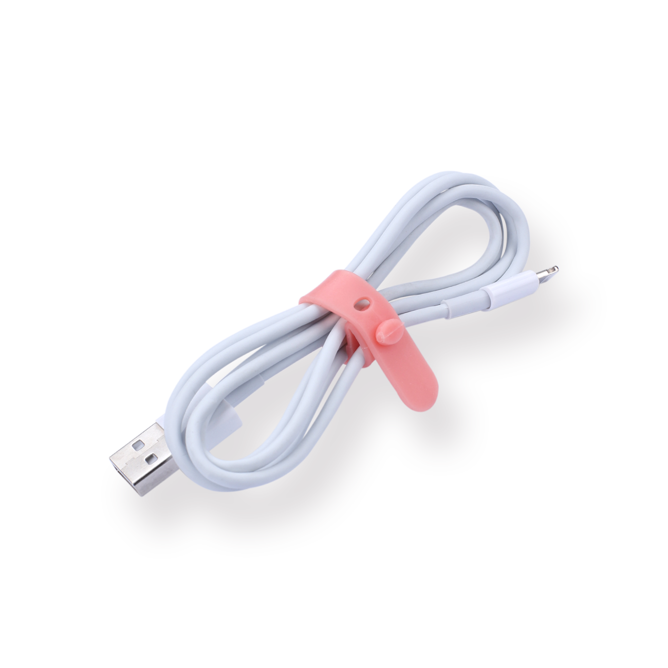 Silicone Cable Tie - Pack of 4 - Pink