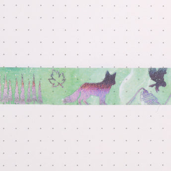 Silver Foil Washi Tape - Forest - Stationery Pal