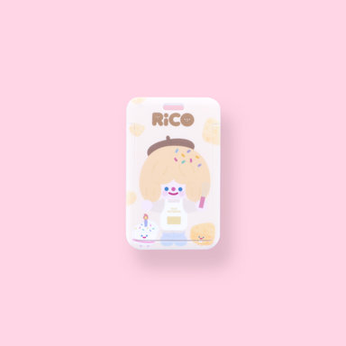 Single Buckle Card Holder - Cute Cheese