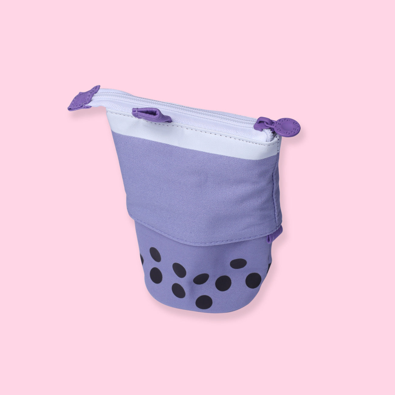 Slide Pen Pouch - Bubble Tea - Purple - Stationery Pal