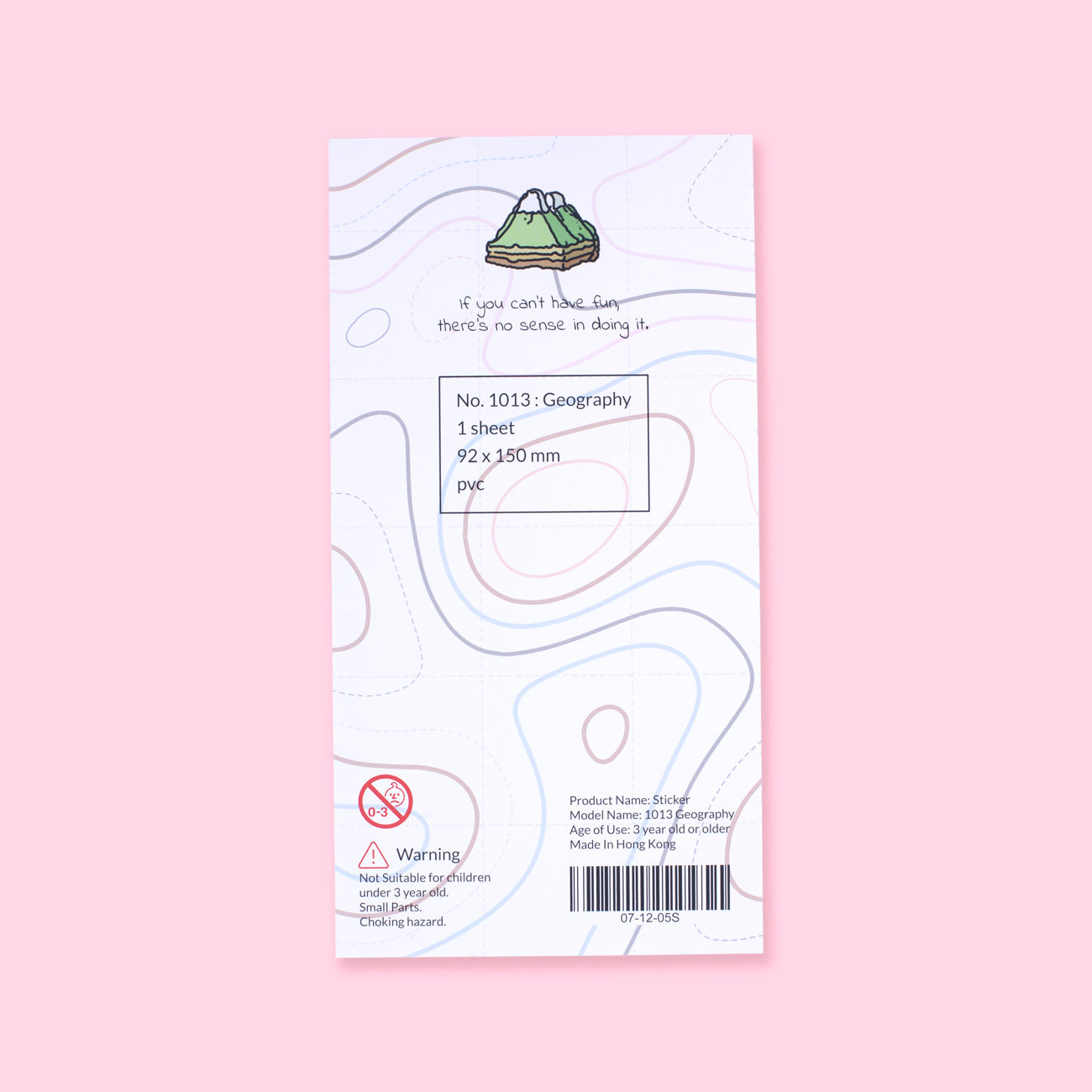 Stationery Pal Original Stickers - Geography