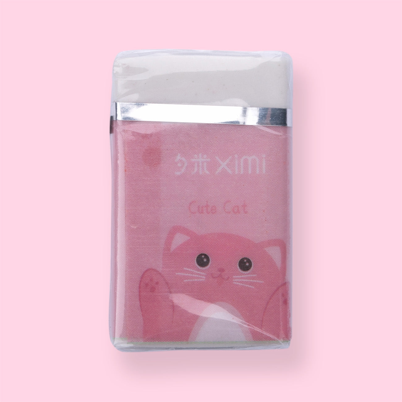 Stationery Set of 5 - Pink Cat