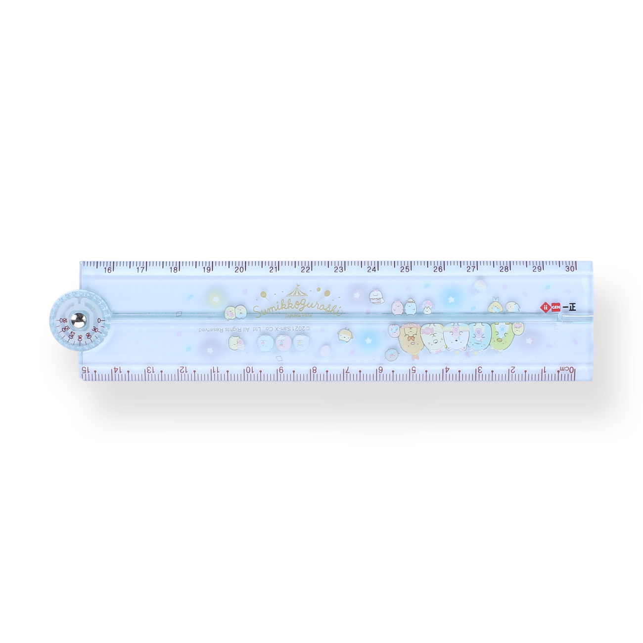 Sumikko Gurashi Folding Ruler - 15/30 cm - Blue - Stationery Pal