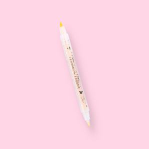 Sun-Star Double-Ended Scented Fineliner Pen - Yellow - Stationery Pal