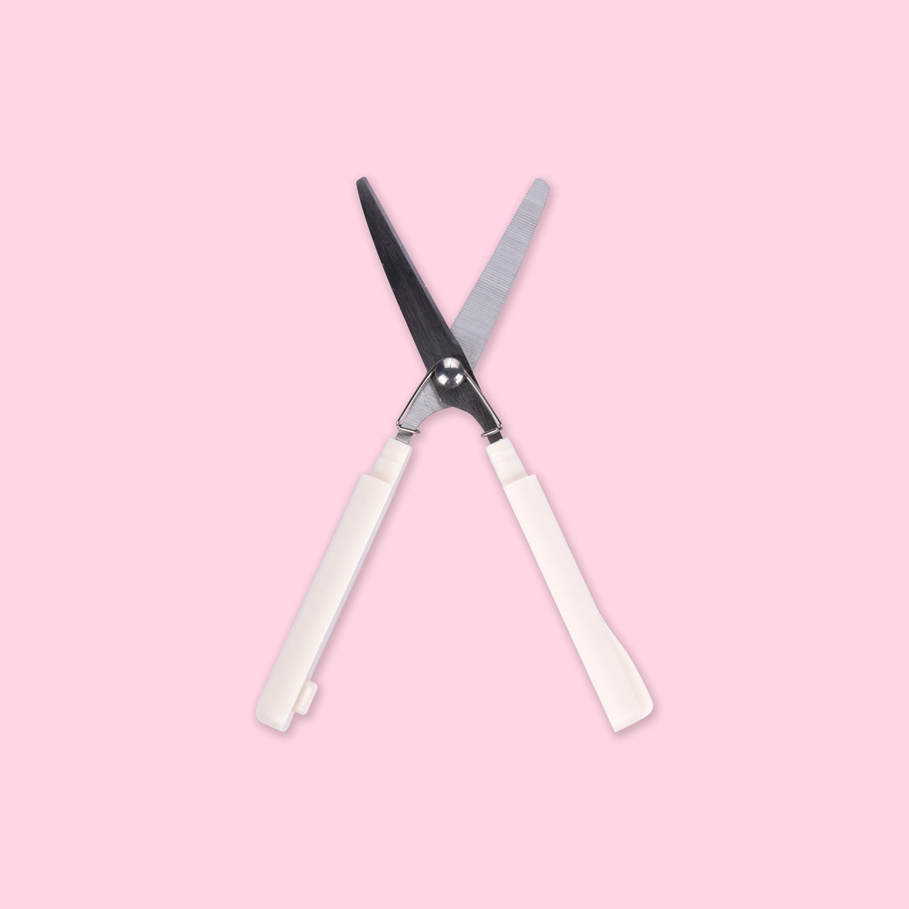 Sun-Star Stickyle Scissors - Compact Type - Cream - Stationery Pal