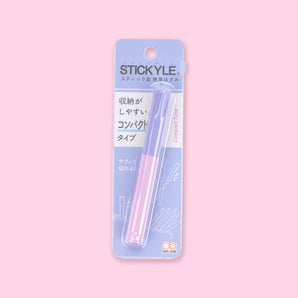Sun-Star Stickyle Scissors - Compact Type - Violet X Purple - Stationery Pal