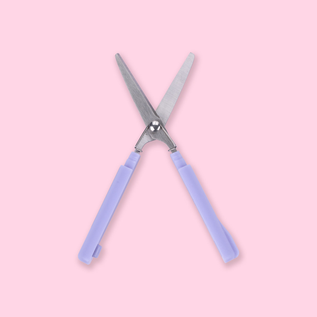 Sun-Star Stickyle Scissors - Compact Type - Violet X Purple - Stationery Pal