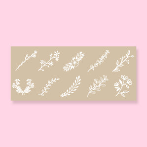 The Song of Flower Lace Paper - Stationery Pal