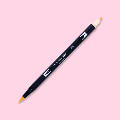 Tombow Dual Brush Pen - 020 - Peach - Stationery Pal