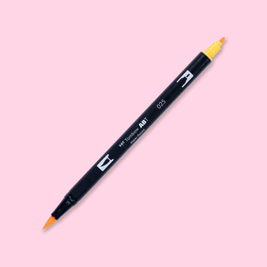 Tombow Dual Brush Pen - 025 - Light Orange - Stationery Pal