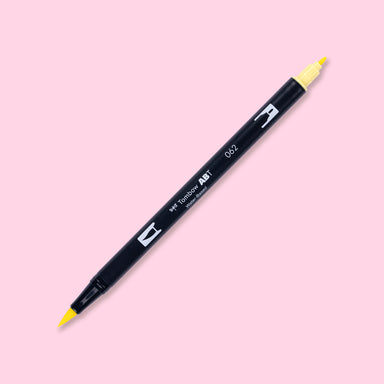 Tombow Dual Brush Pen - 062 - Pale Yellow - Stationery Pal