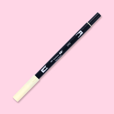 Tombow Dual Brush Pen - 090 - Baby Yellow - Stationery Pal
