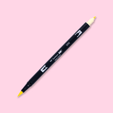 Tombow Dual Brush Pen - 090 - Baby Yellow - Stationery Pal