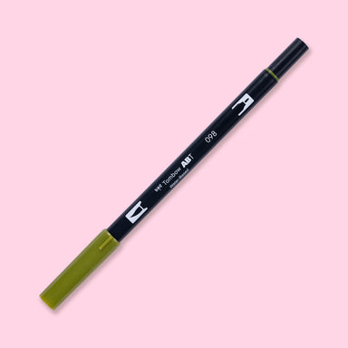 Tombow Dual Brush Pen - 098 - Avocado - Stationery Pal