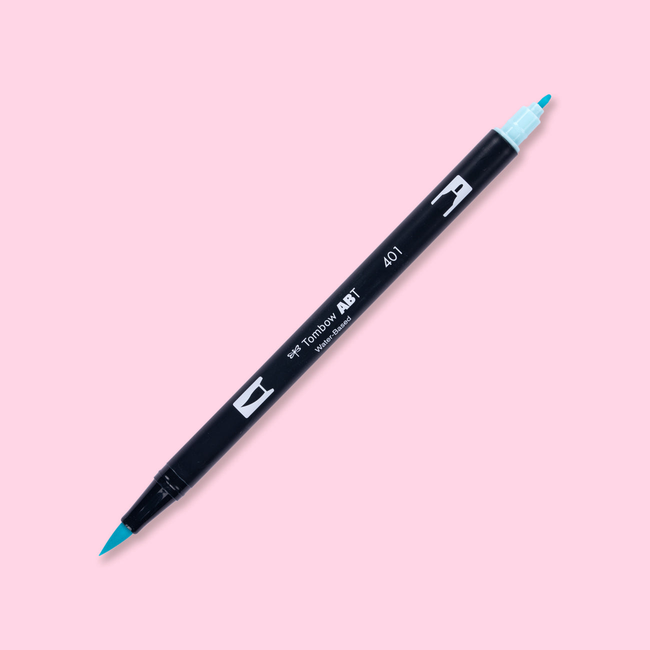 Tombow Dual Brush Pen - 401 - Aqua - Stationery Pal