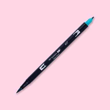 Tombow Dual Brush Pen - 407 - Tiki Teal - Stationery Pal