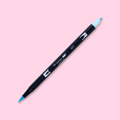 Tombow Dual Brush Pen - 451 - Sky Blue - Stationery Pal