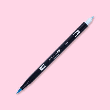 Tombow Dual Brush Pen - 491 - Glacier Blue - Stationery Pal