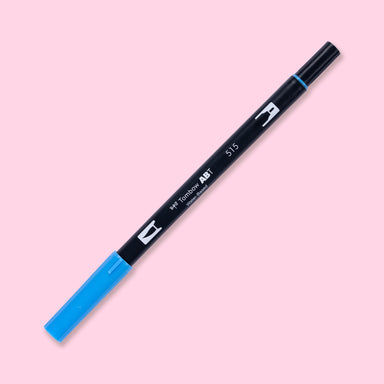 Tombow Dual Brush Pen - 515 - Light Blue - Stationery Pal