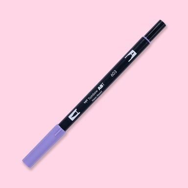 Tombow Dual Brush Pen - 603 - Periwinkle - Stationery Pal