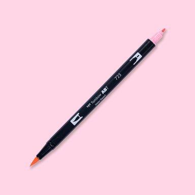 Tombow Dual Brush Pen - 723 - Pink - Stationery Pal