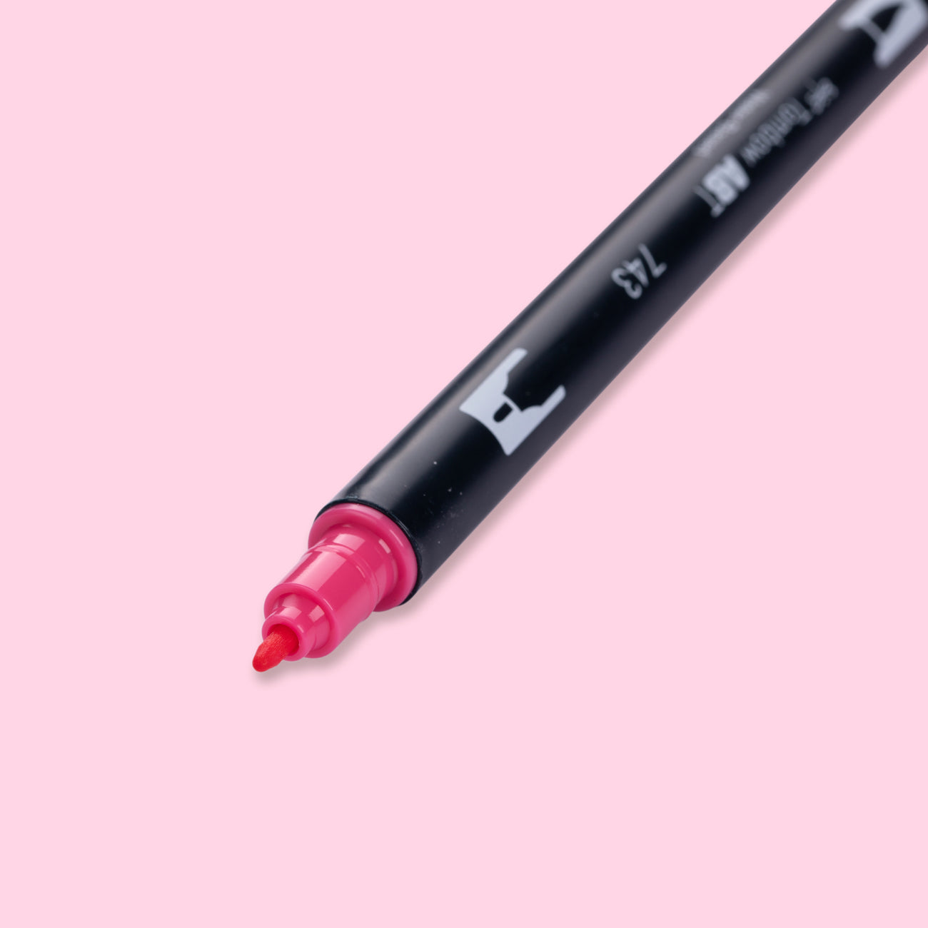 Tombow Dual Brush Pen - 743 - Hot Pink - Stationery Pal