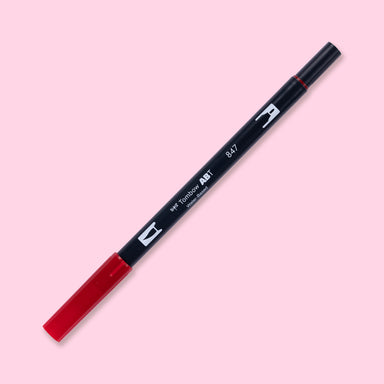 Tombow Dual Brush Pen - 847 - Crimson - Stationery Pal