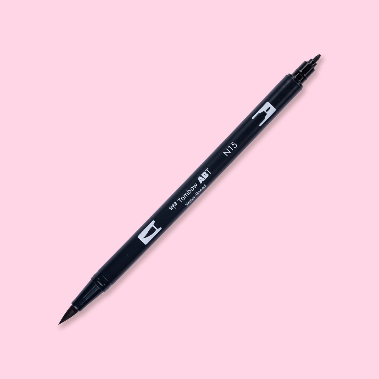 Tombow Dual Brush Pen Grayscale - N15 - Black