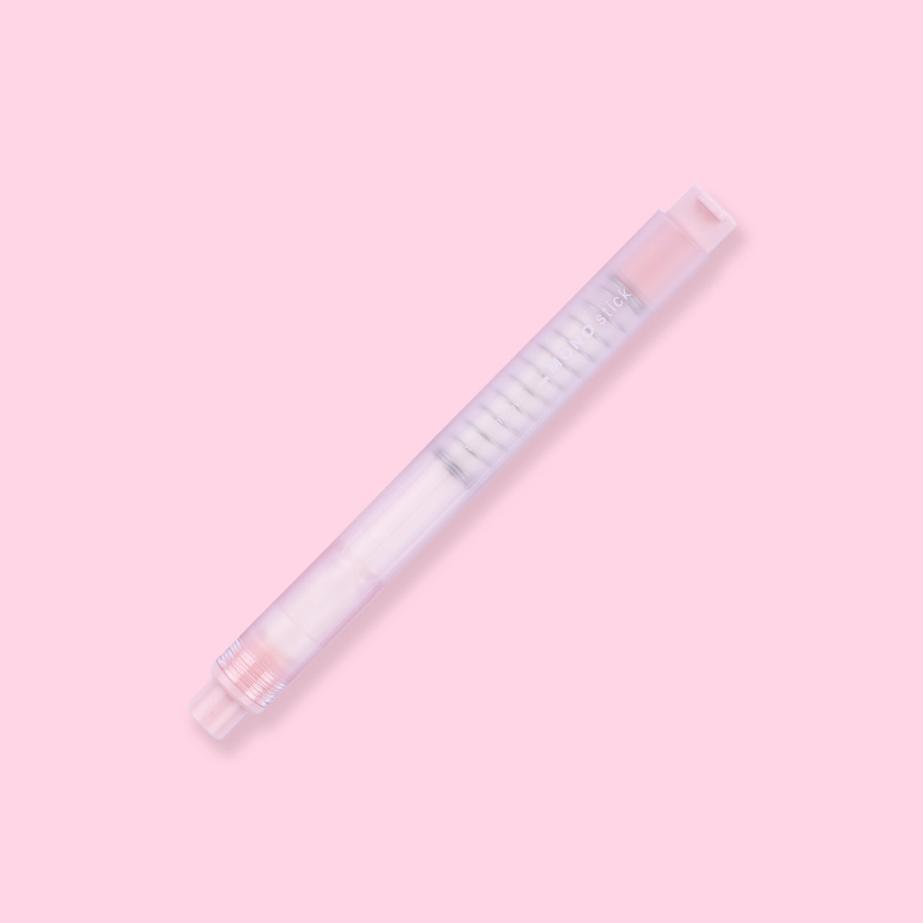 Tombow MONO Stick Holder Eraser - Faded Color 2022 - Sheer Pink - Stationery Pal