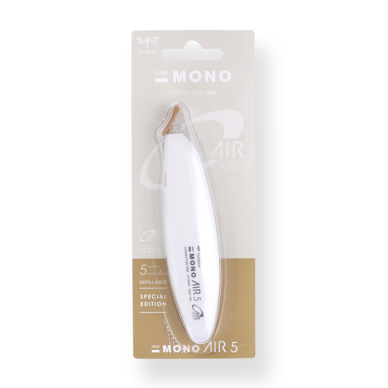 Tombow MONO Air 5 Pen Type Correction Tape - White - Stationery Pal