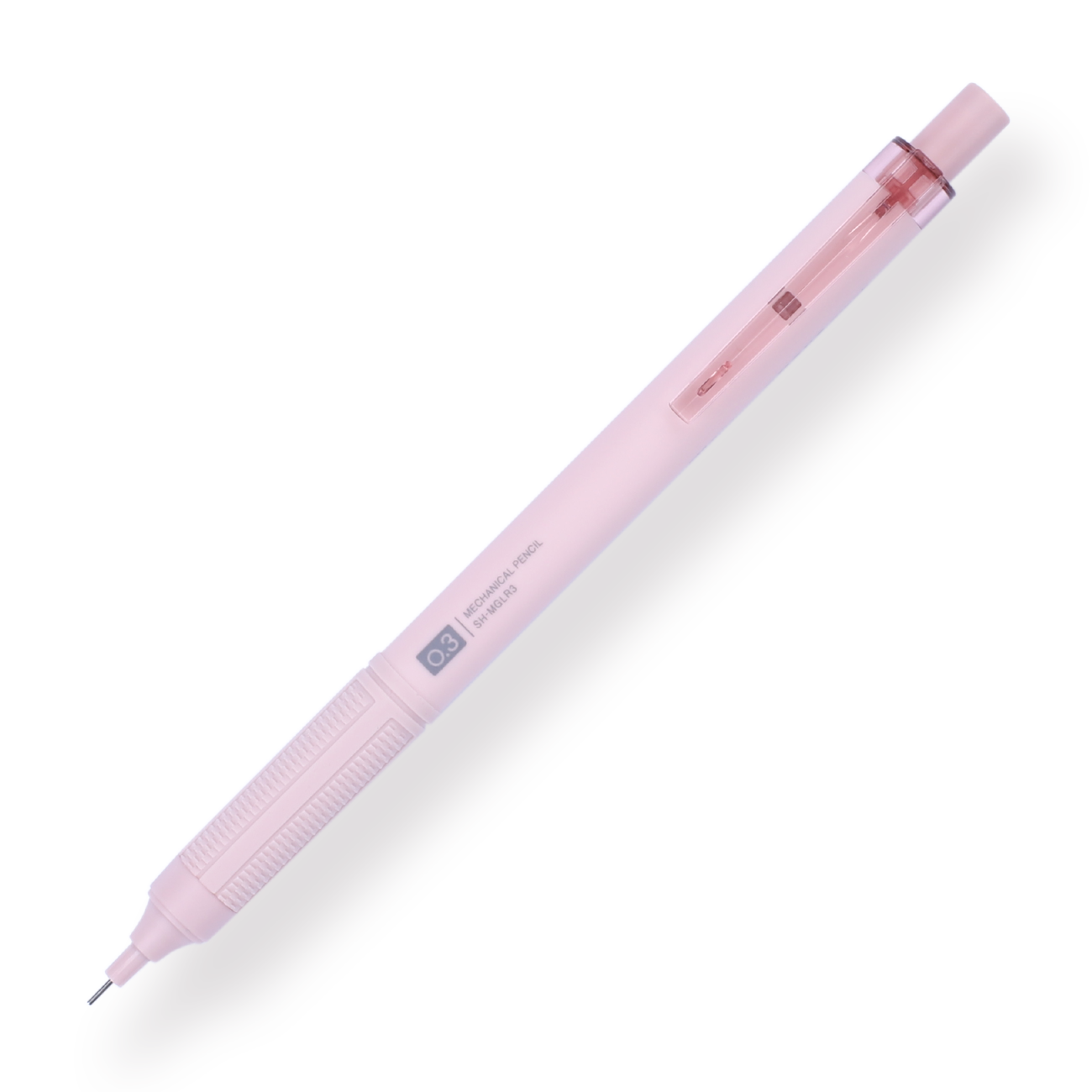 Tombow MONO Graph Lite Mechanical Pencil - 0.3 mm - Gray Pink Body