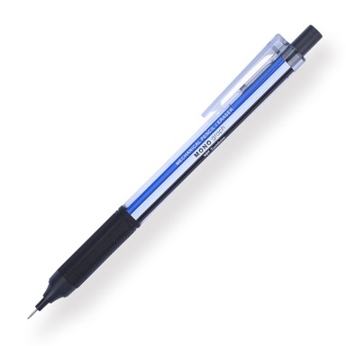 Tombow MONO Graph Lite Mechanical Pencil - 0.5 mm - Blue White Body - Stationery Pal