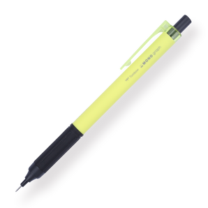 Tombow MONO Graph Lite Mechanical Pencil - 0.5 mm - Neon Yellow Body - Stationery Pal