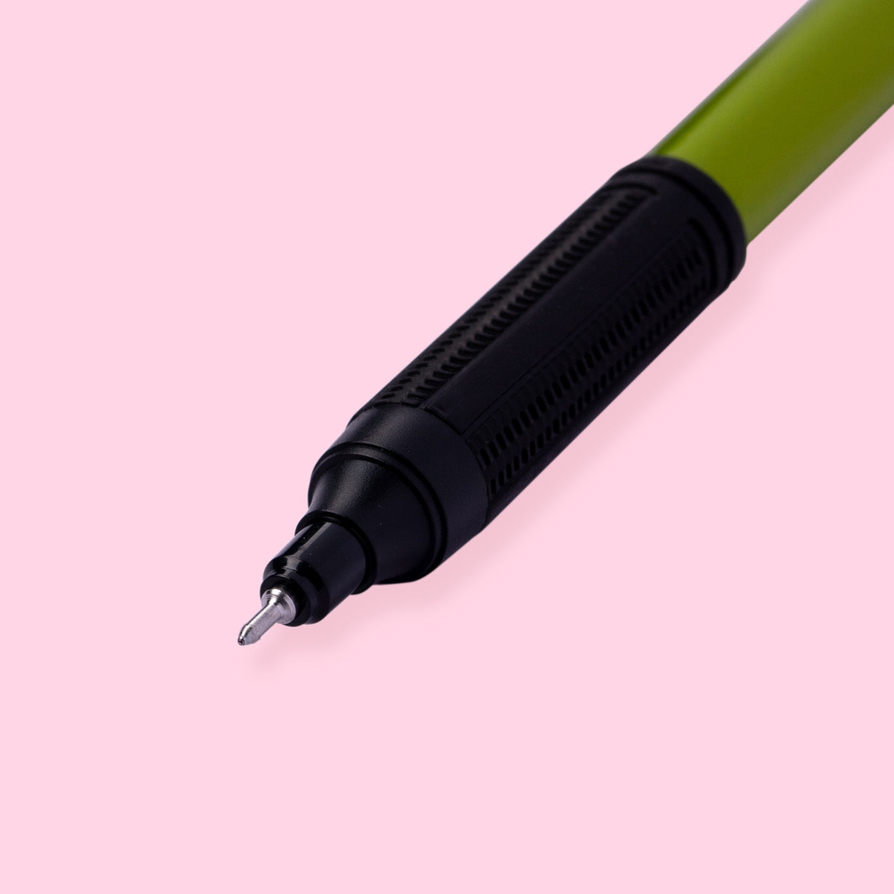 Tombow MONO Graph Lite Oil-Based Ballpoint Pen - Lime - Black Ink - 0.5 mm