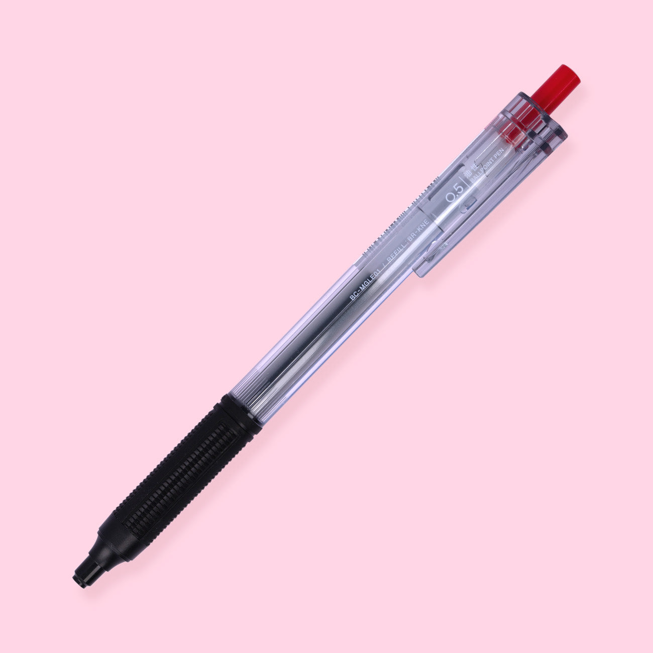 Tombow MONO Graph Lite Oil-Based Ballpoint Pen - MONO Tri-color - Red Ink - 0.5 mm
