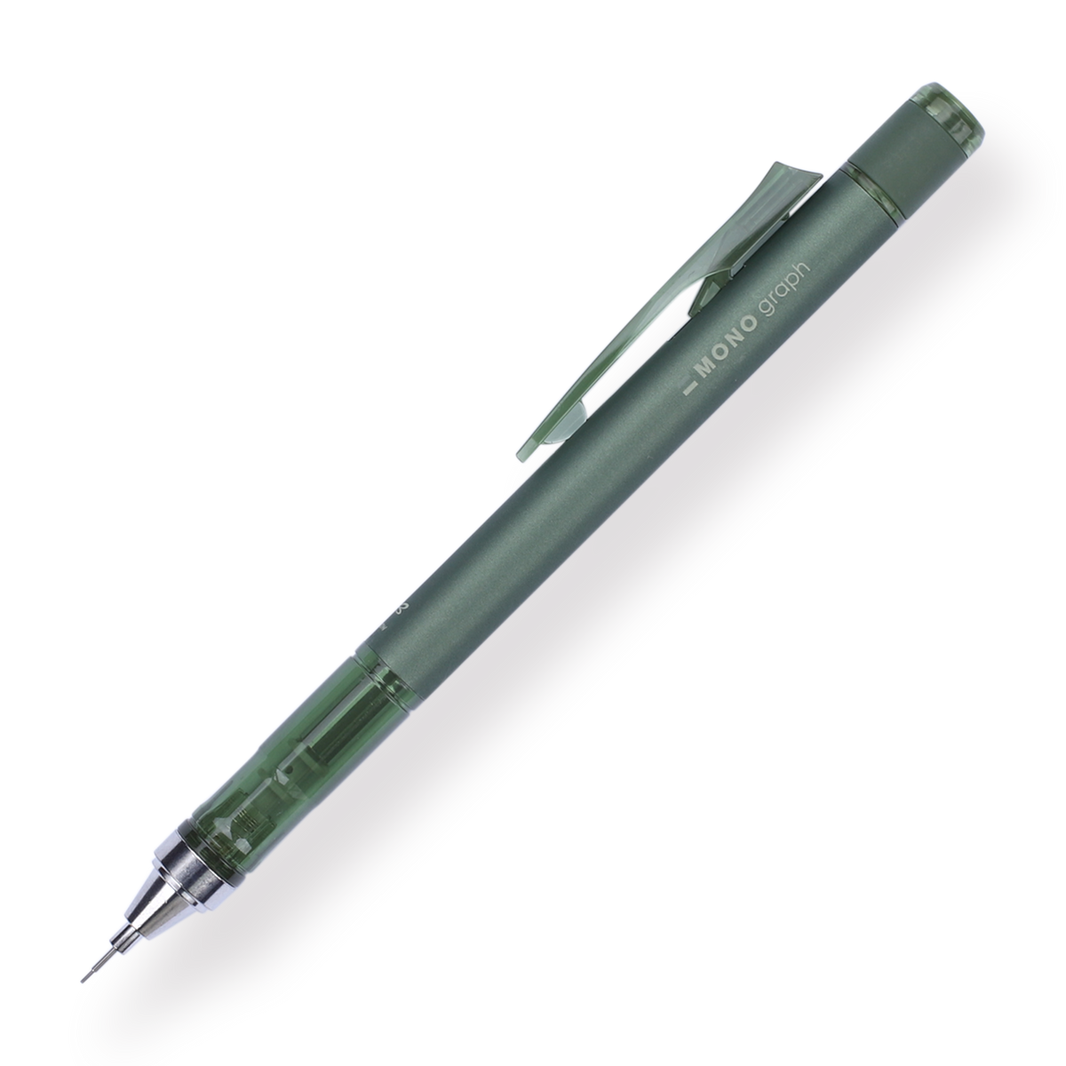 Tombow Monografie Druckbleistift – 0,5 Mm, Mit Shaker-Funktion Und Mono-Radiergummi – Neonblauer Korpus, Modell DPA-134B
