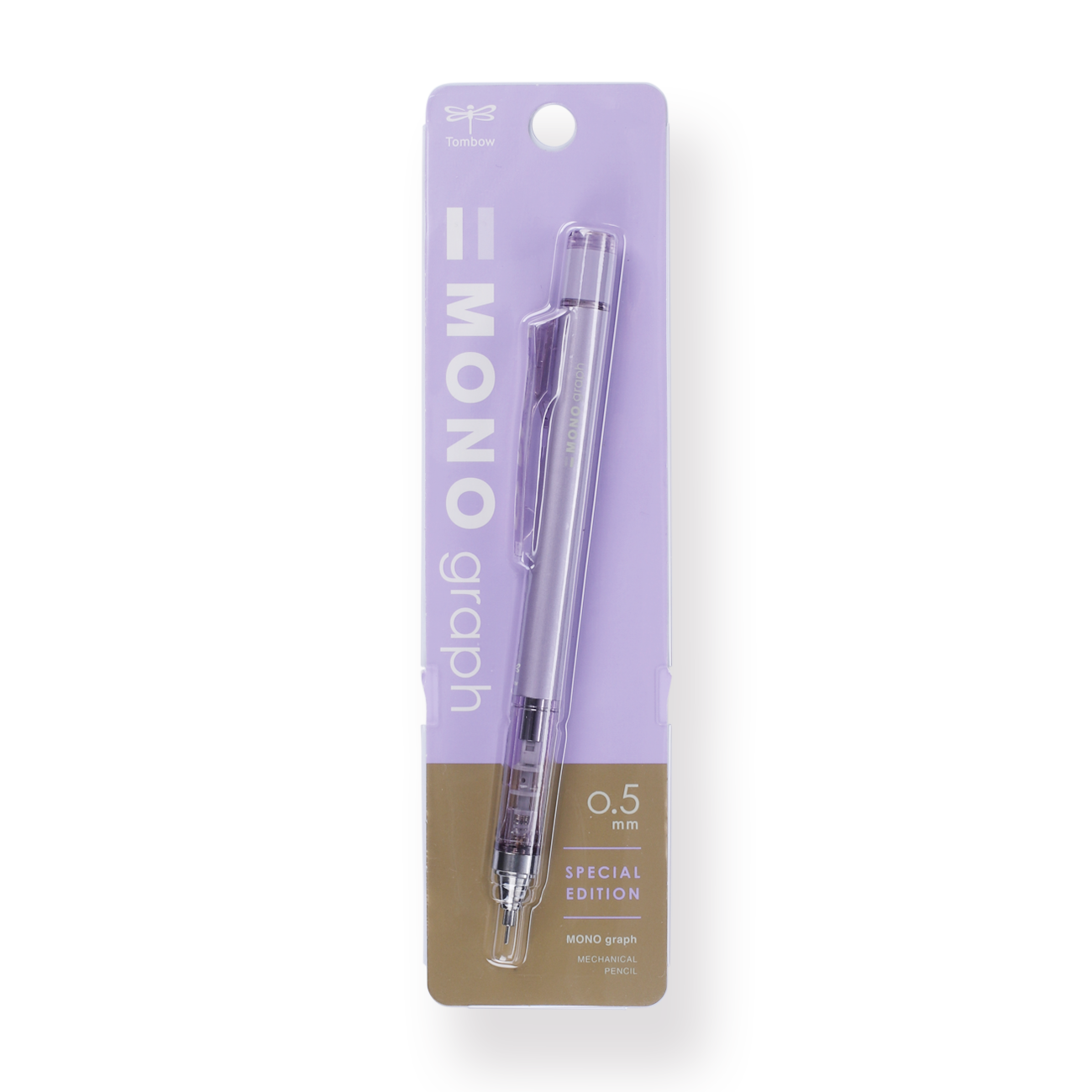 Tombow MONO Graph Mechanical Pencil - 0.5 mm - 10th Anniversary - Lavender - Stationery Pal