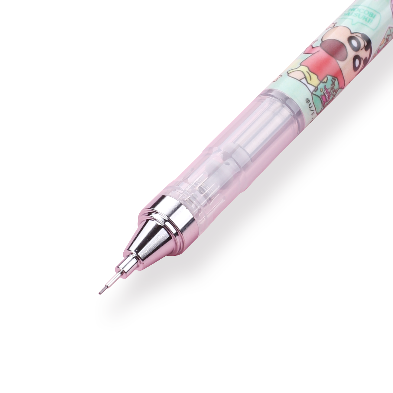 Tombow MONO Graph x Crayon Shin-chan Mechanical Pencil - 0.5 mm - Green Body - Stationery Pal