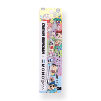 Tombow MONO Graph x Crayon Shin-chan Mechanical Pencil - 0.5 mm - Yellow Body - Stationery Pal