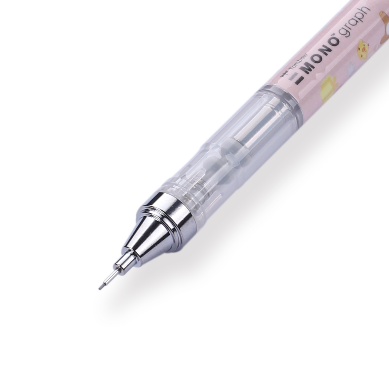Tombow MONO Graph x Rilakkuma Mechanical Pencil - 0.5 mm - Pink Body - Stationery Pal