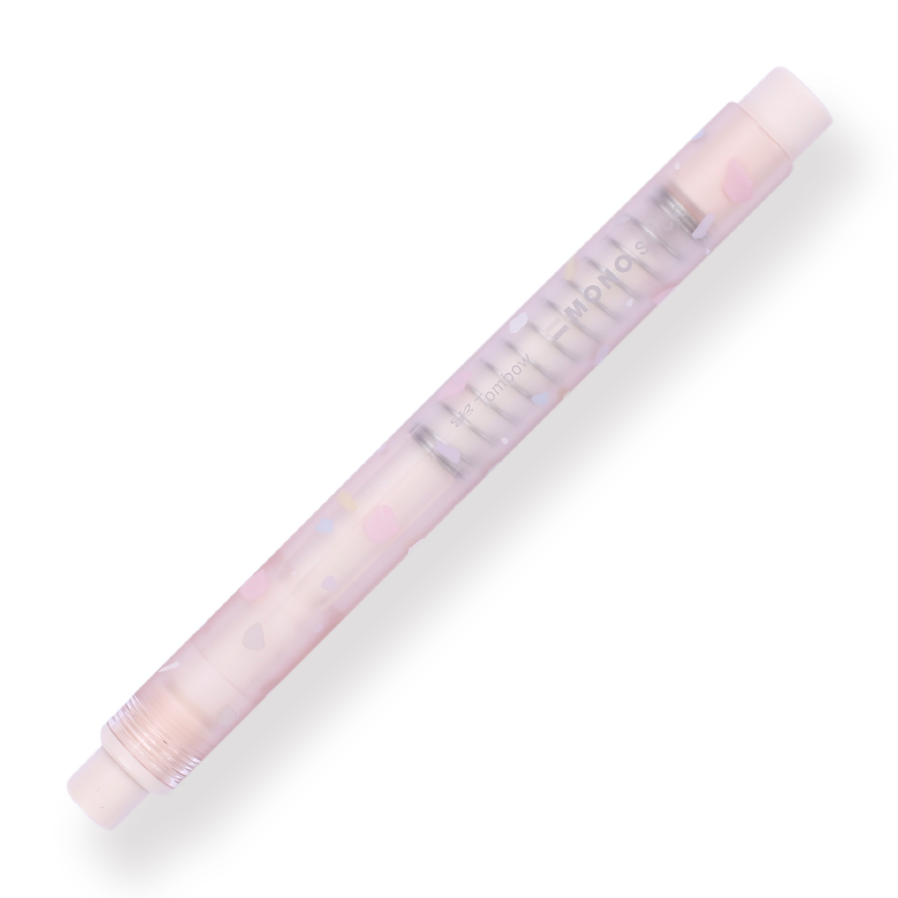 Tombow MONO Stick Holder Eraser - Sheer Stone 2023 - Pink Beige - Stationery Pal
