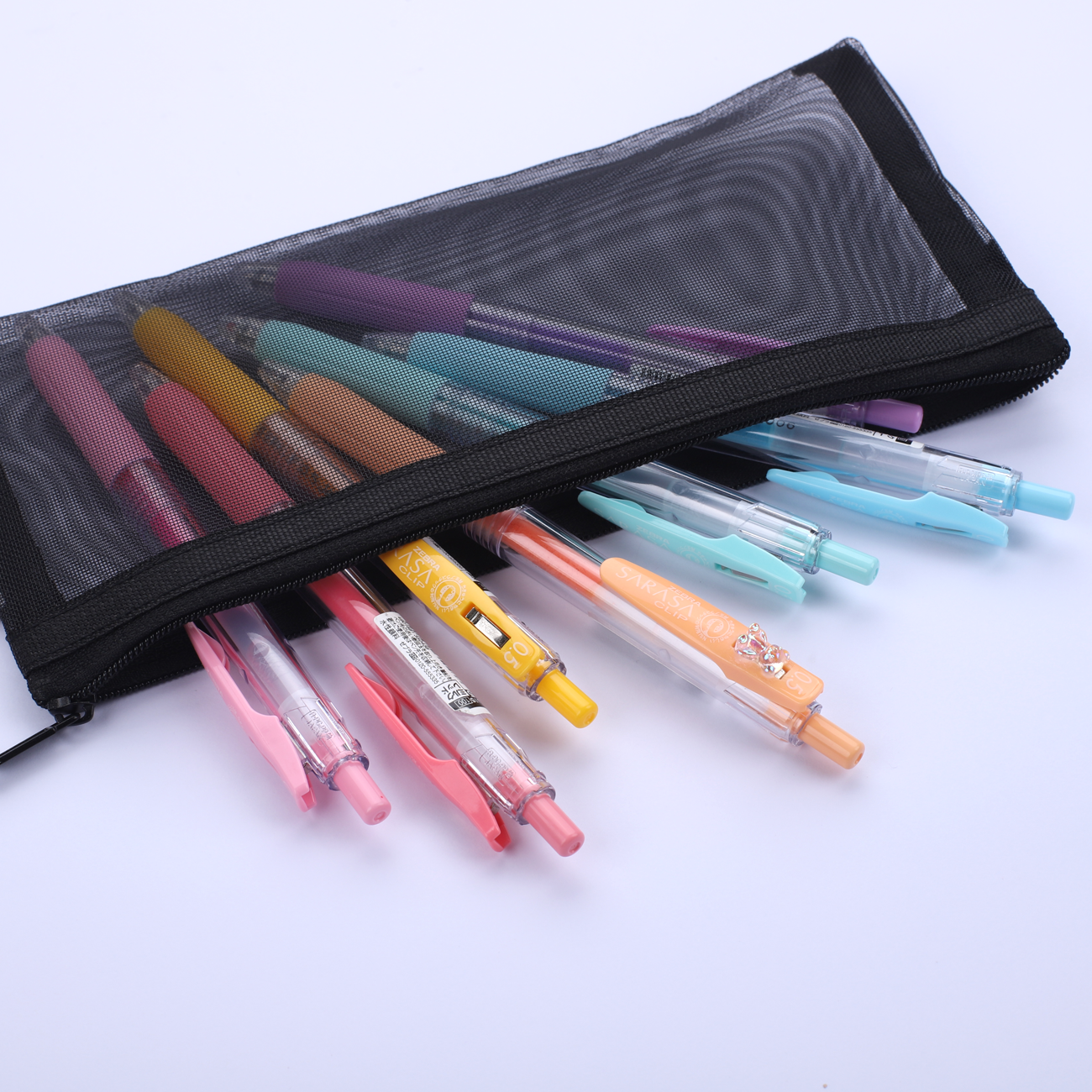 Translucent Pencil Pouch Black Stationery Pal