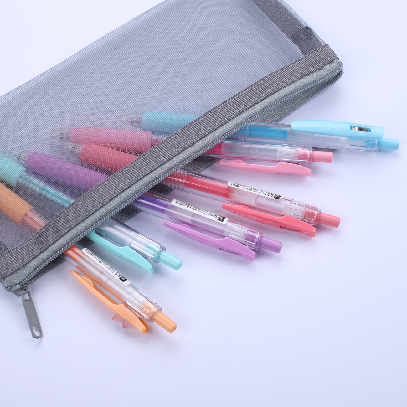 Clear Pencil Cases PVC Zipper Pen Pencil Case Portable Big Capacity Pencil  Bag Stationery Bag