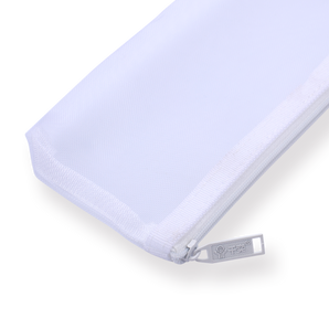 Translucent Pencil Pouch - White - Stationery Pal