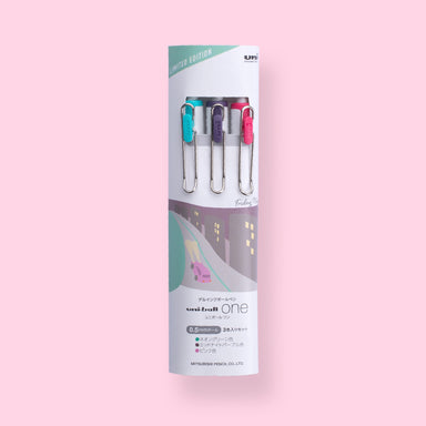 Uni-Ball One Weekend Limited Edition Gel Pen Set - 0.5 mm - Friday Night - Stationery Pal