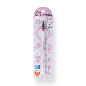 Uni-ball Kuru Toga x Sanrio Limited Edition Mechanical Pencil - 0.5 mm - My Melody - Stationery Pal