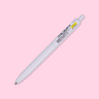 Uni-ball One F Gel Pen - 0.38 mm - Fade Gray - Black Ink - Stationery Pal