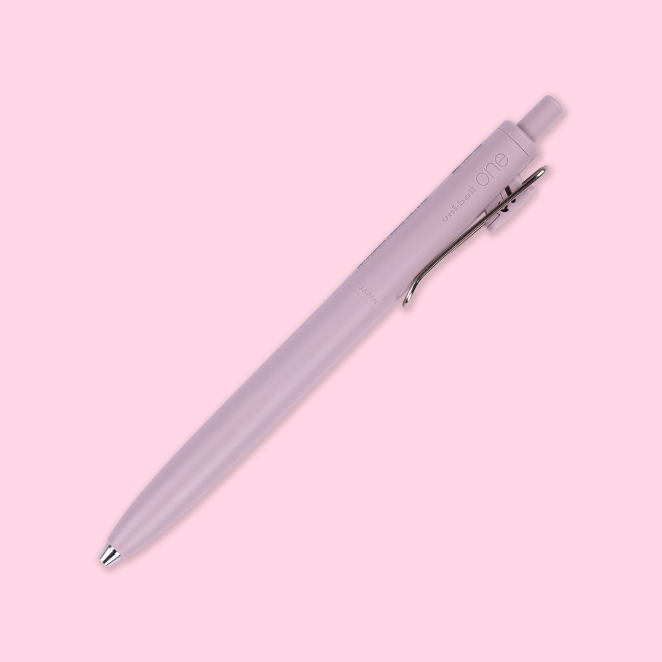Uni-ball One F Gel Pen - 0.38 mm - Fade Pink - Black Ink