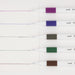 Uni Emott Ever Fine Marking Sign Pen - 0.4 mm - 5 Color Set - No.3 Vintage Color